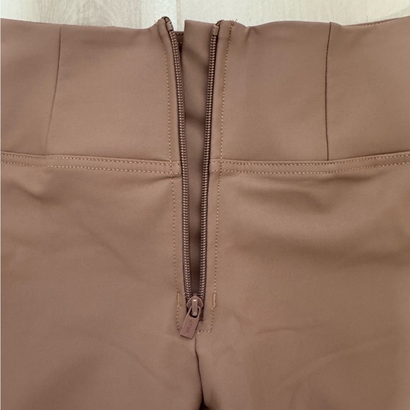 Freddy WRUP Faux Leather High Waisted Zipper Petite Length Mocha Women's XL - Picture 10 of 16